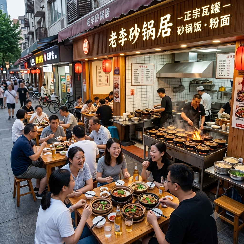 晏大师单店场景实拍 · 街边店/夫妻店标配方案